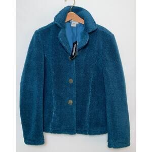 NWT WinterSilks Silk-Lined Sherpa Coat - Size S - New with Tags!‎